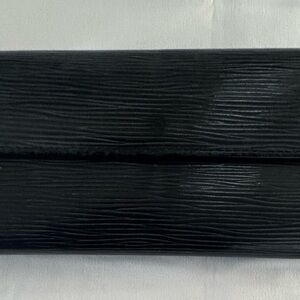 Louis Vuitton Black EPI Sarah Wallet